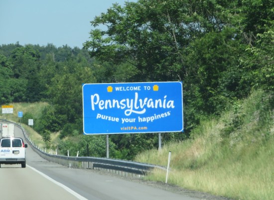 Welcome to Pennsylvania!