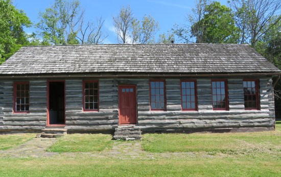 1936 replica log cabin!