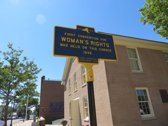 First Convention for Woman's Rights sign!