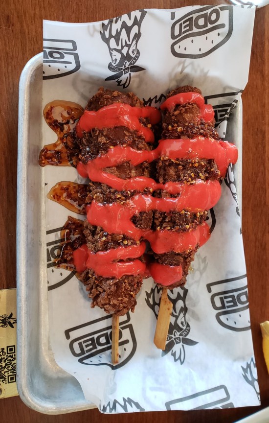 Korean Breakfast Corn Dog!