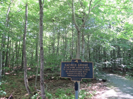 Sacred Grove marker!