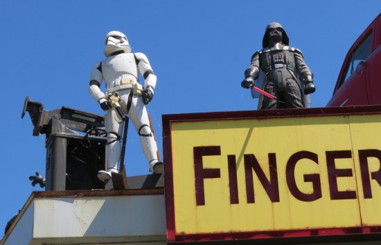 Vader and Stormtrooper!