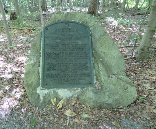 von Steuben rock plaque!