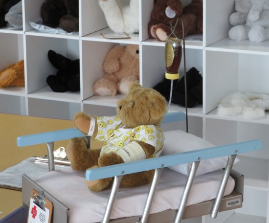 bear patient on honey IV drip!