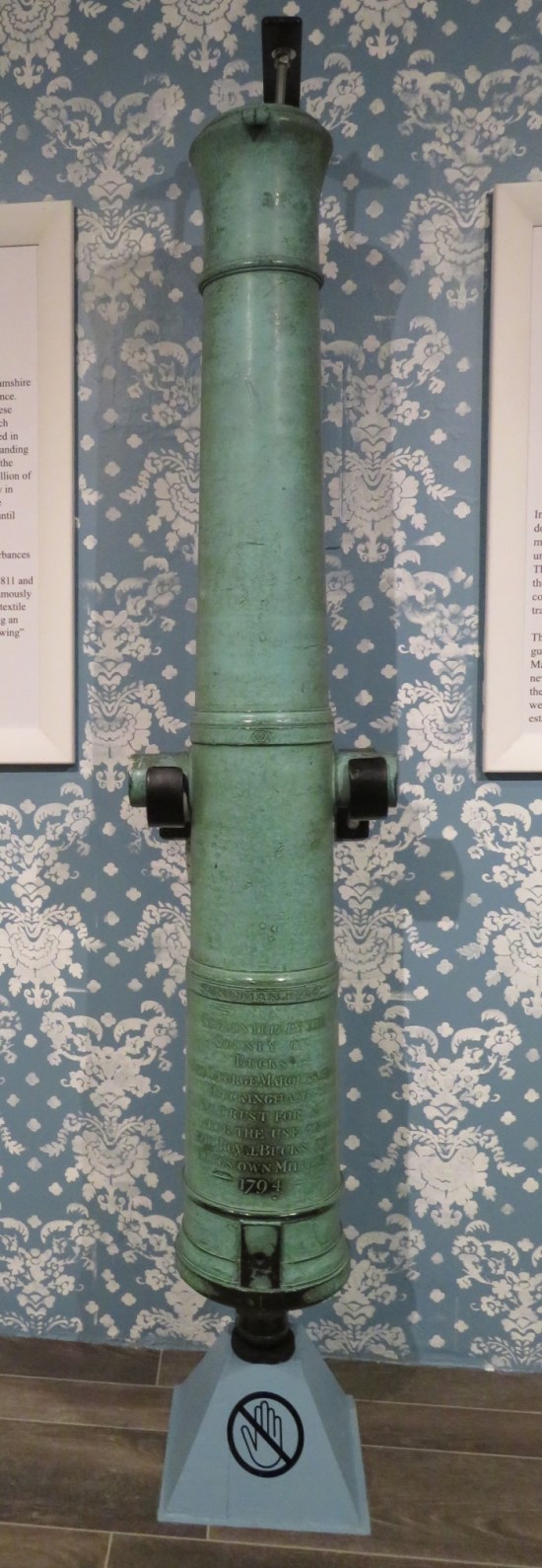 Belford pattern bronze light 6-pound artillery gun!