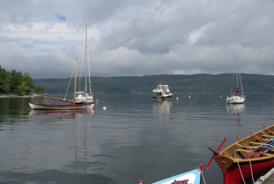 Boats on Lake Champlain!