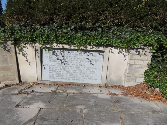 Indiana Territorial Marker in Corydon, Indiana