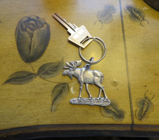 moose keychain!