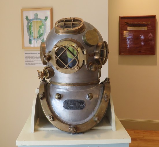 Navy Mark V diving helmet!
