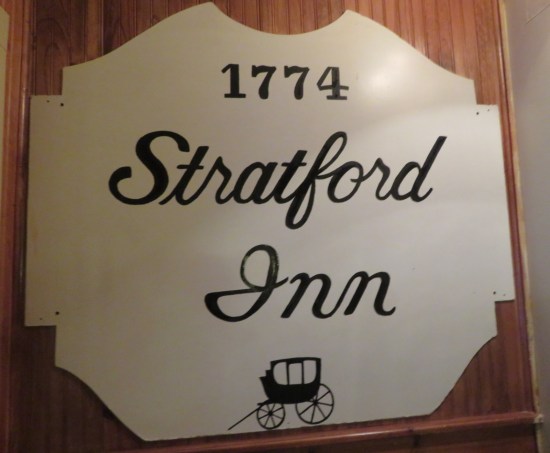 Stratford Inn sign!
