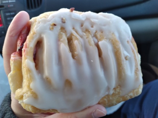 strawberry cheese danish!
