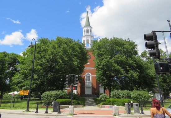 1816 Unitarian church in Burlington, Vermont.