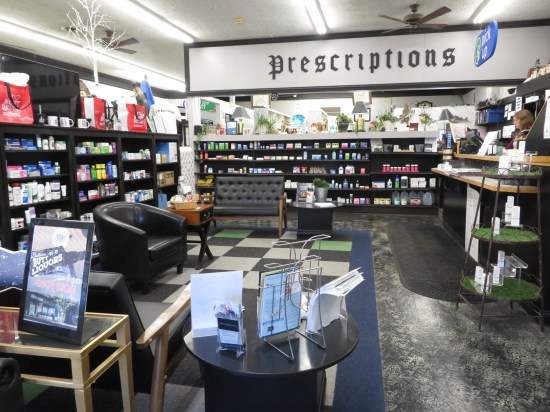 Ordinary-looking pharmacy.