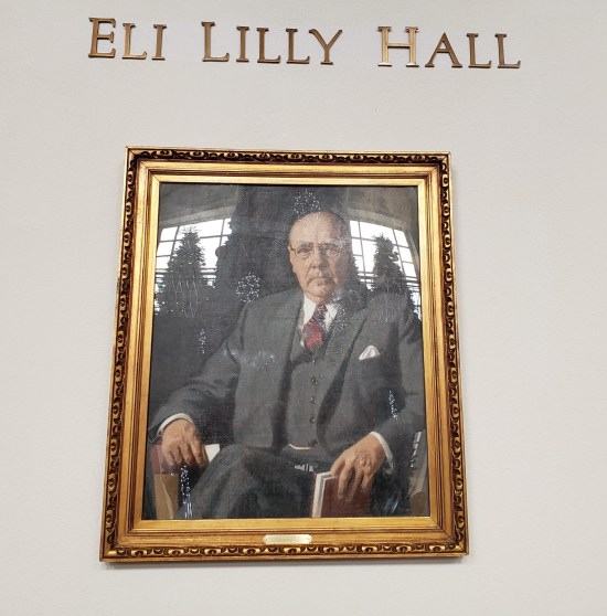 Painting of Colonel Eli Lilly.