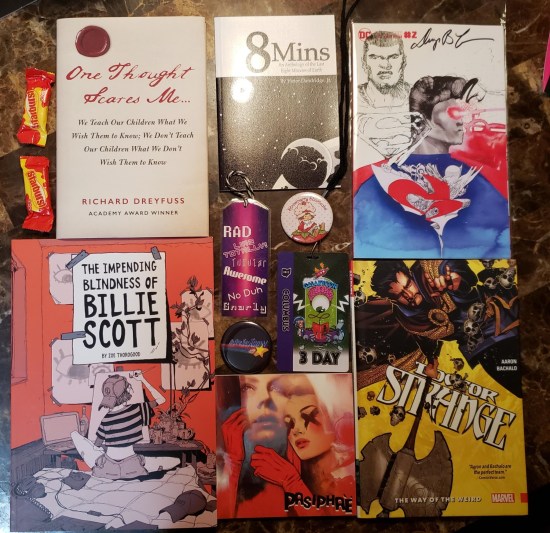 Books I bought at the show.