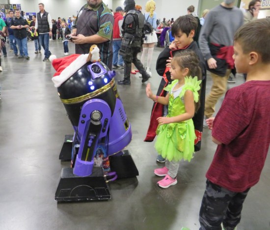 purple Santa astromech!