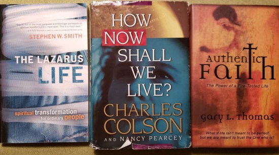 Three Christian books, one more famous than the other two.