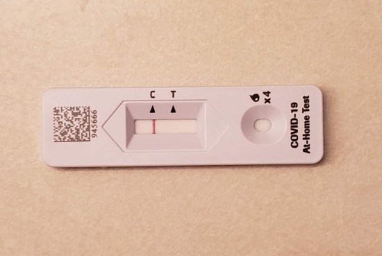 My negative COVID test, FINALLY.