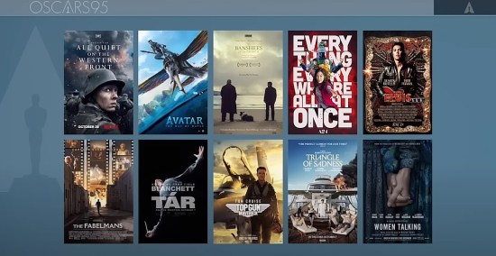 Posters for all this year's 10 Best Picture nominees.