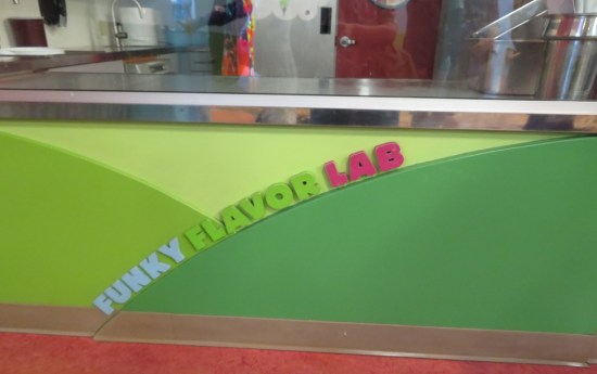 A "Funky Flavor Lab" logo on a half-wall.