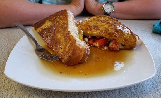 What the caption says, merrily drenched in syrup. 