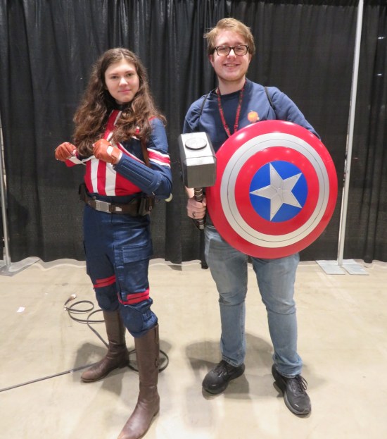 cosplay: Captain Carter and Steve Rogers!