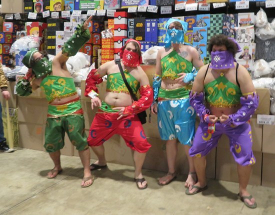 a quartet of anime characters we don't recognize.