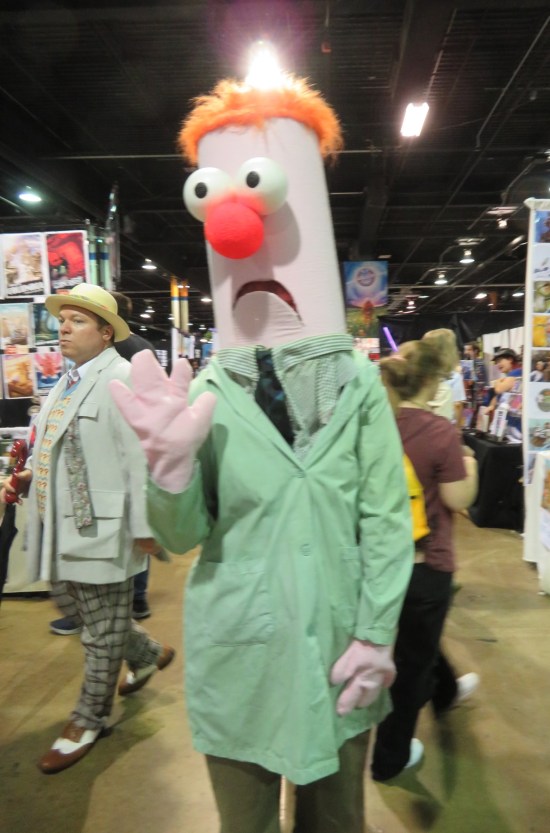 A very tall Beaker.