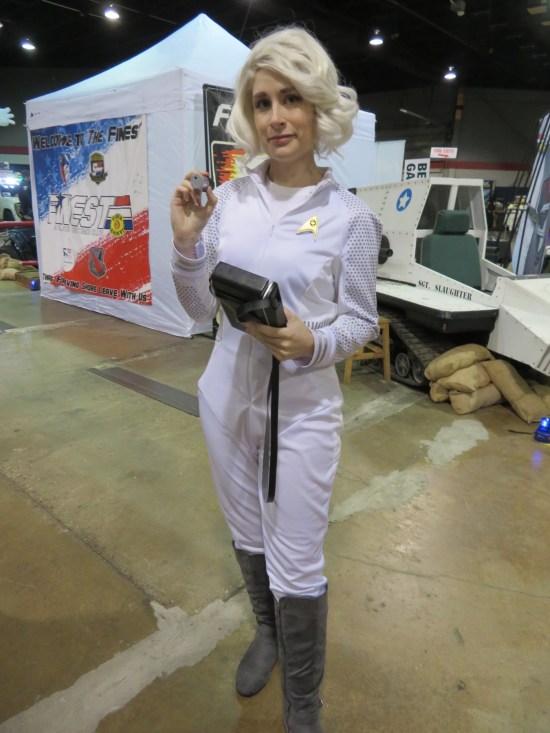 Christine Chapel with tricorder.