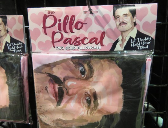 A Pedro Pascal pink pillowcase. I am at a loss for words.