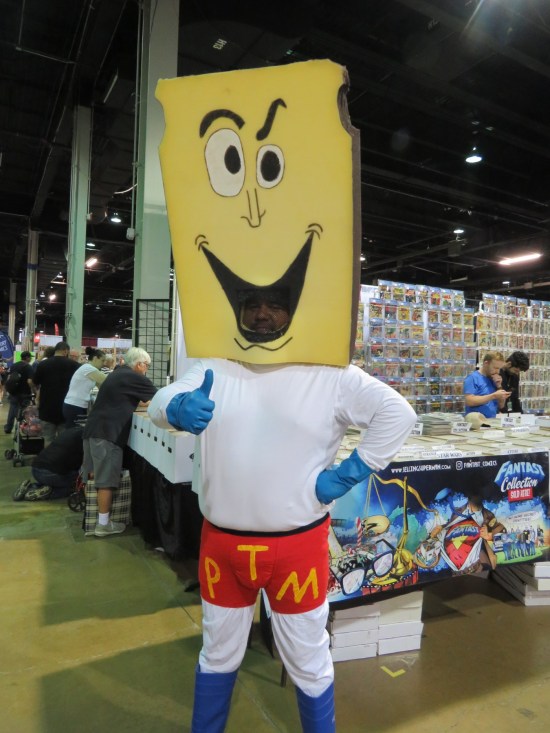 Powdered Toast Man with a really, really big head.