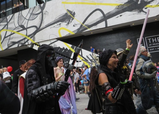 Knight of Ren and Sith Lord costumes.