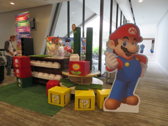 Super Mario ice cream stand!