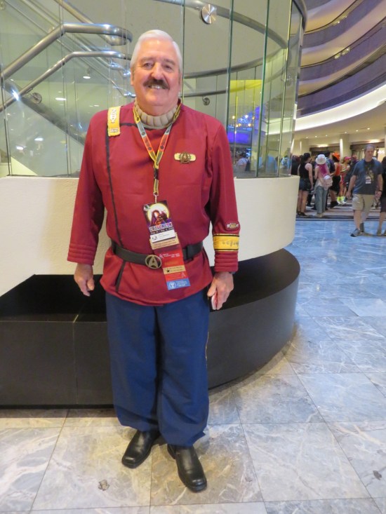 Star Trek cosplay: Montgomery Scott from the films.