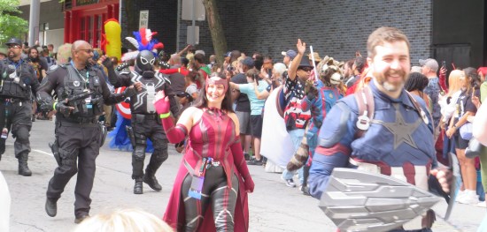 Marvel cosplayers