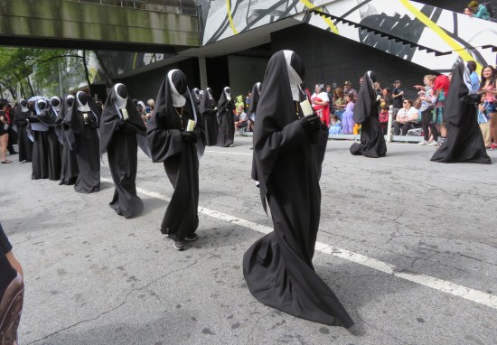 Nuns with Blacked-Out Faces!