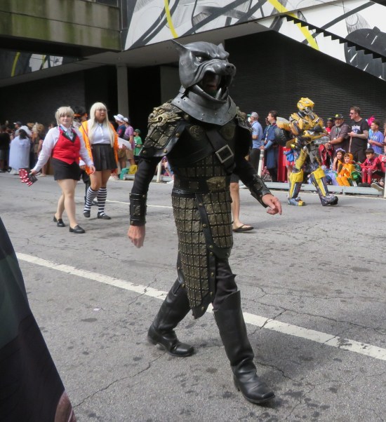 Sandor Clegane dog-mask dude!