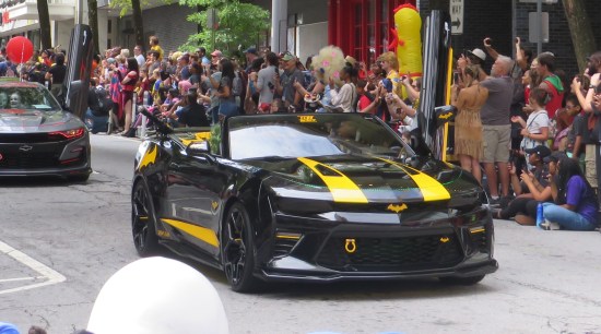 A sportscar with Batman trimmings.