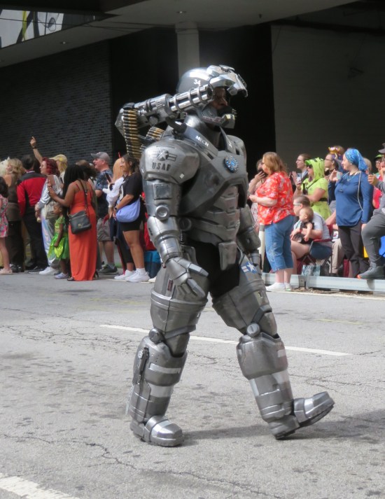 War Machine walking.