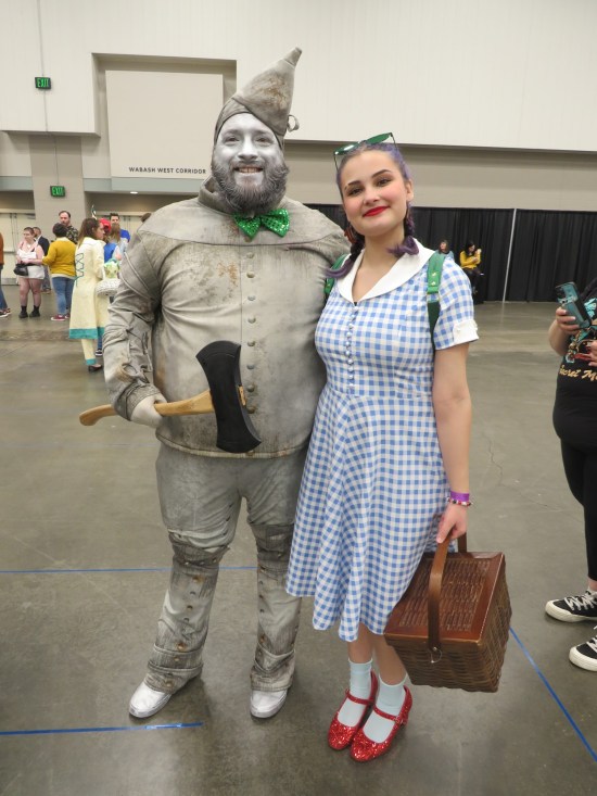 cosplay: two famous Wizard of Oz leads.