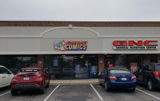 Atomic Planet Comics in Fishers, Indiana.