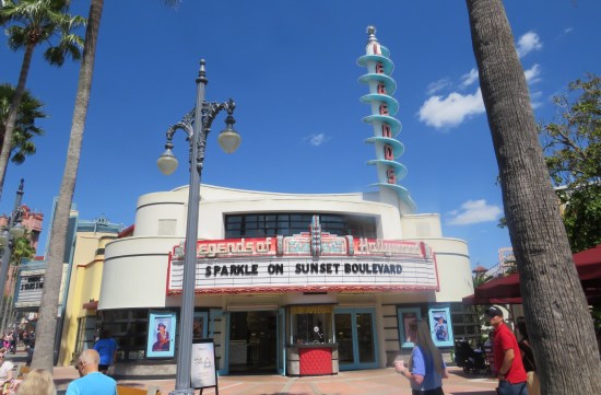 Store called Legends of Hollywood with marquee proclaiming "Sparkle on Sunset Boulevard". Or maybe Sparkle is the store name.