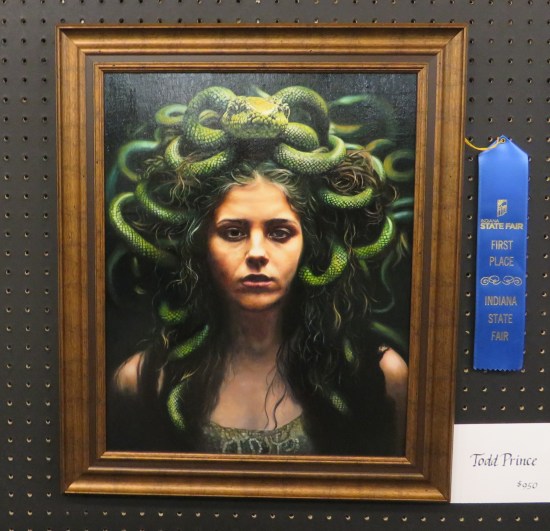 Medusa! Possibly digital painting.