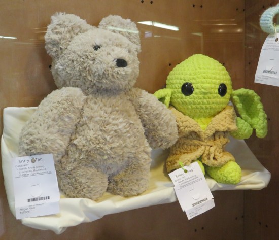 Teddy bear and needlework Grogu!