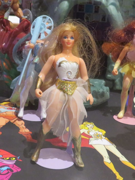 Vintage She-Ra action figure.