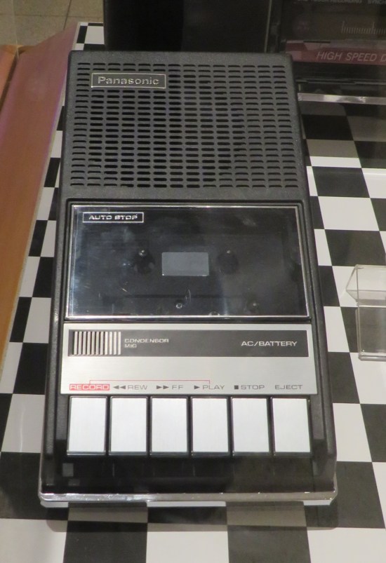 Panasonic tape recorder from the '80s.