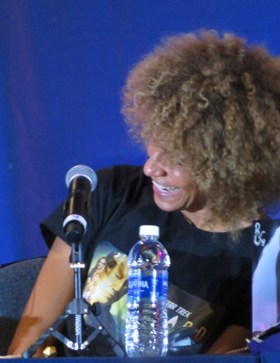 Michelle Hurd laughing!