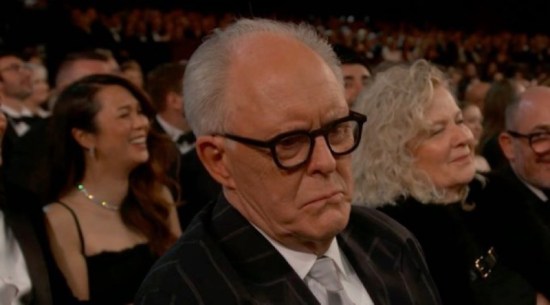 Alternate shot of a disappointed John Lithgow.