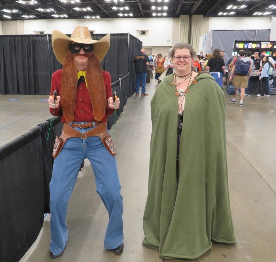 cosplay: Yosemite Sam and woodland companion!
