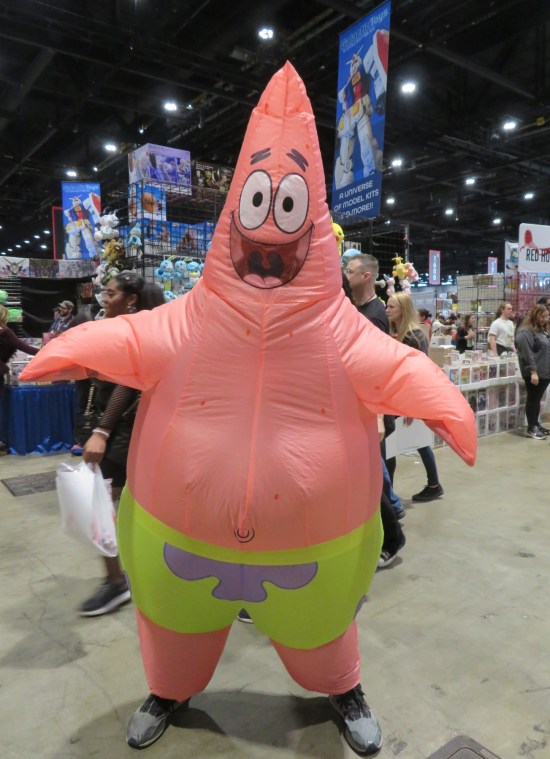 inflatable Patrick costume